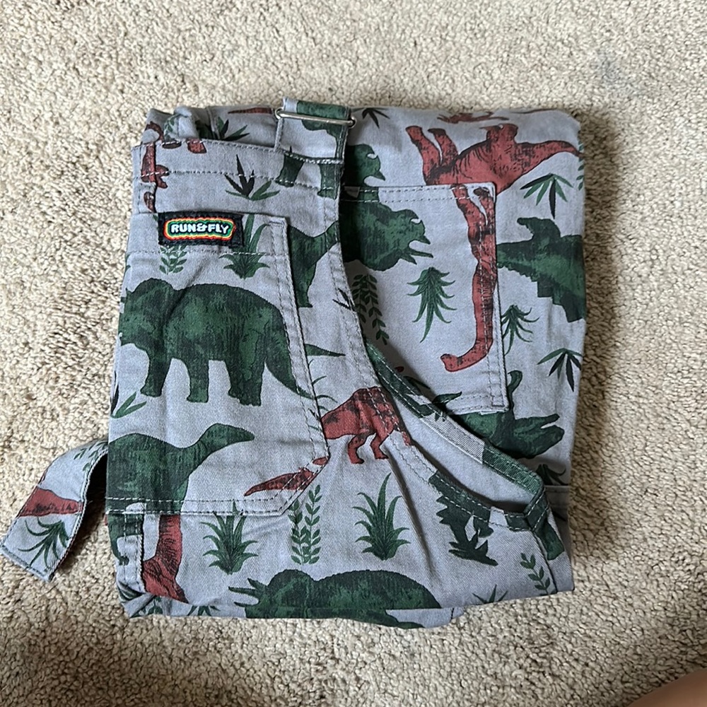 Dinosaur Overalls
